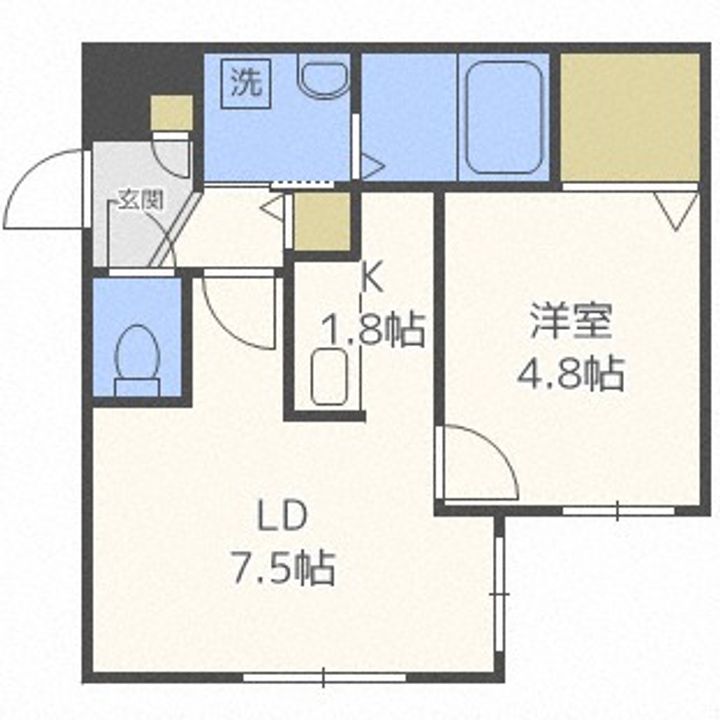プランドールLの間取り
