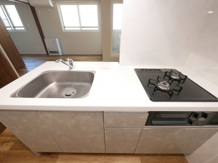 北海道札幌市白石区本郷通7丁目北(マンション)の賃貸物件301のキッチン