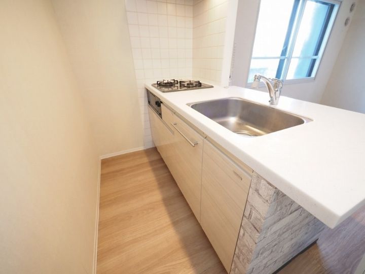 北海道札幌市手稲区手稲本町一条1丁目(マンション)の賃貸物件201のキッチン