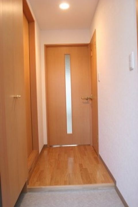 メゾンハマナス203の玄関