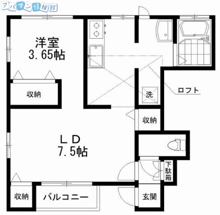 サニーベルグの間取り
