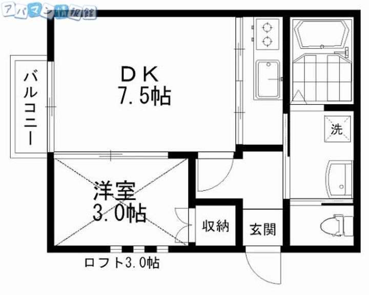 フローリアン松波の間取り