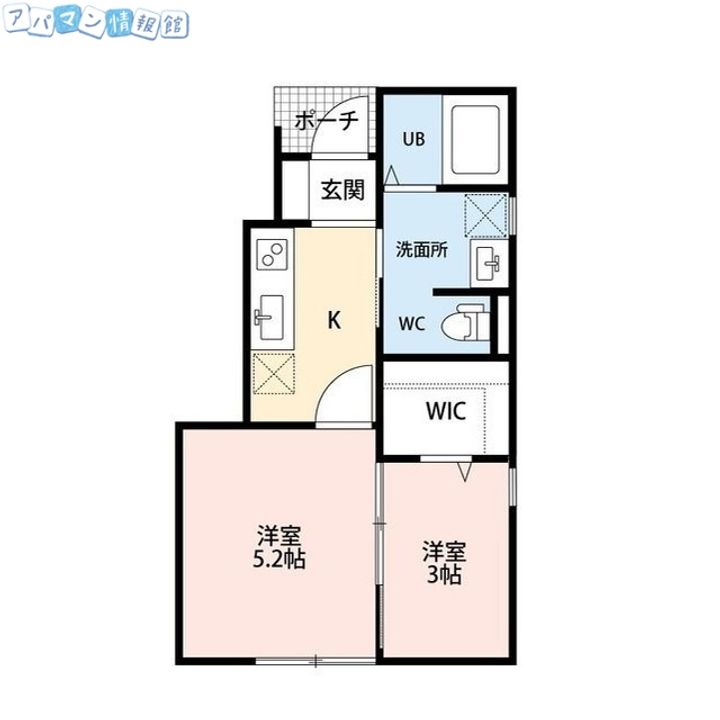 ラーク沼垂西の間取り