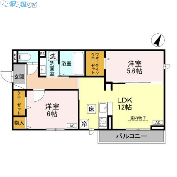 CLASSEUM幸西Ⅱの間取り