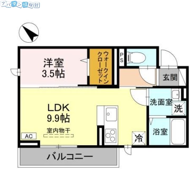 CLASSEUM幸西Ⅳの間取り