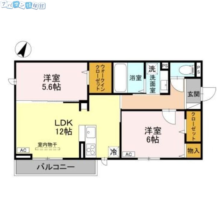 CLASSEUM幸西Iの間取り