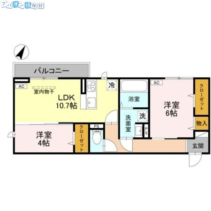 CLASSEUM幸西Iの間取り