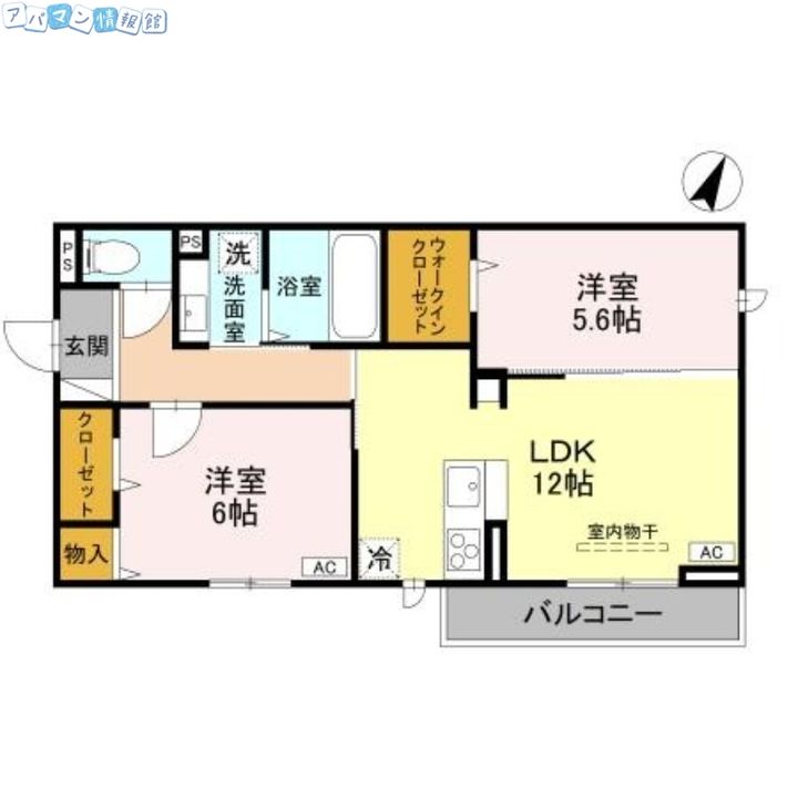 CLASSEUM幸西Iの間取り