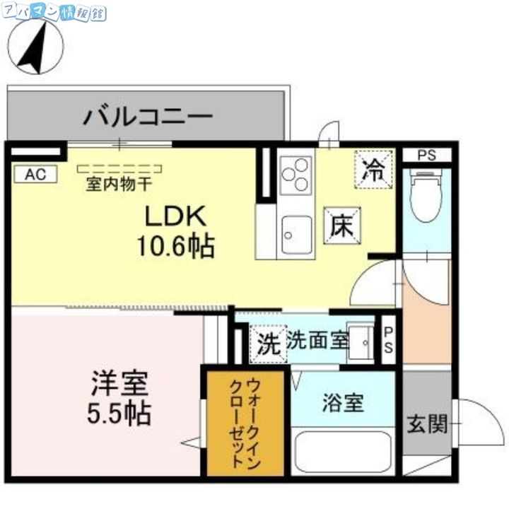 CLASSEUM幸西Ⅲの間取り