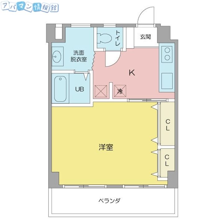 メゾンカフカスの間取り
