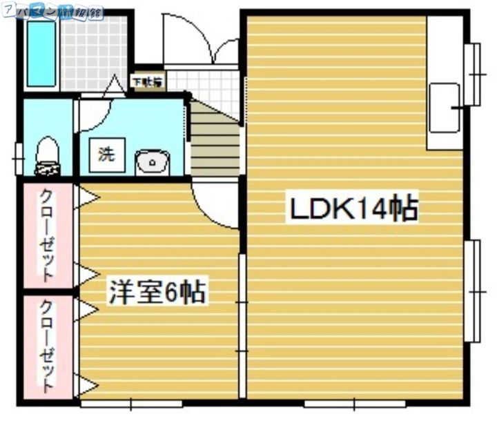 コテージプラネットBの間取り