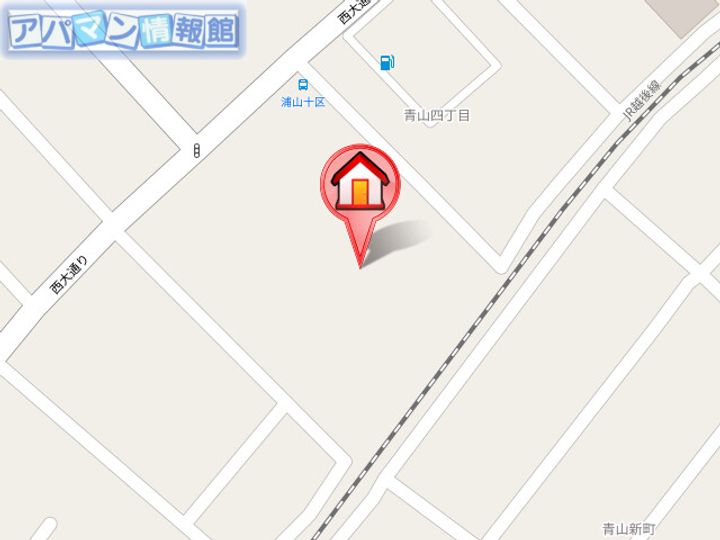 青山ニューヴィレッジIの地図