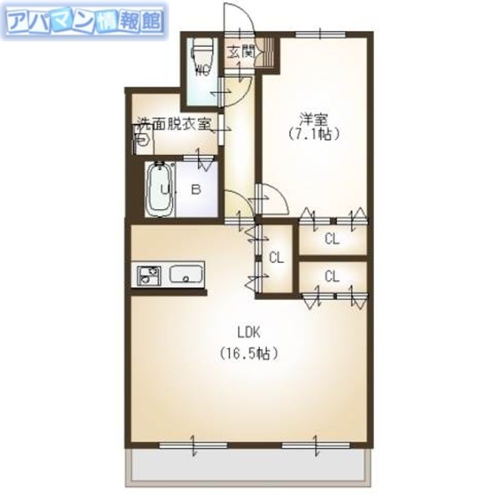 ピュアライフ坂井Ⅱの間取り