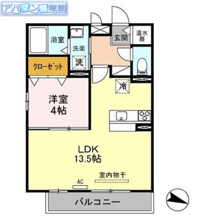 リヴェール山田の間取り
