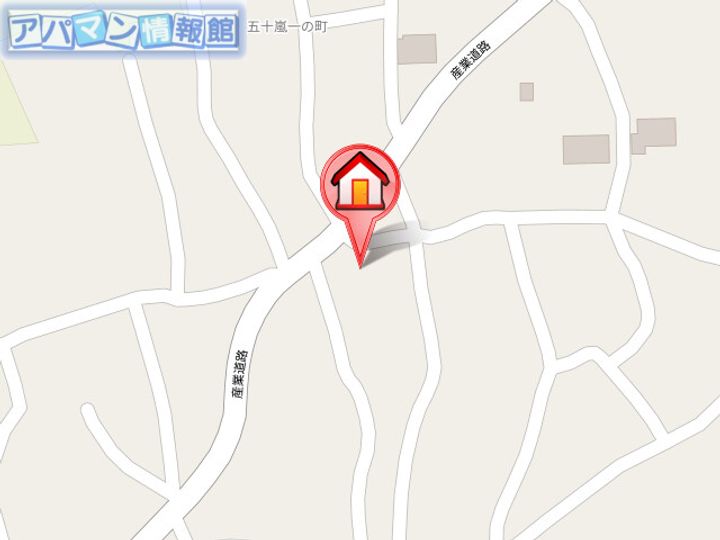 メゾンシャロームの地図