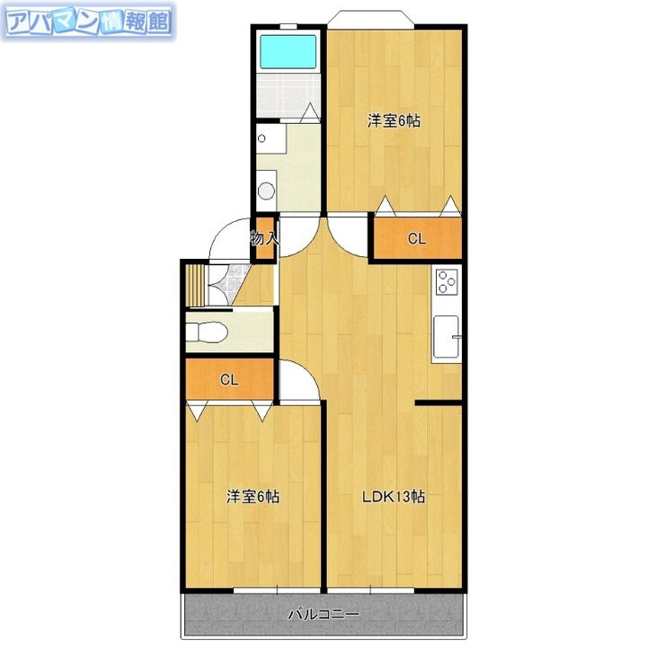 ウイングバレンⅡの間取り