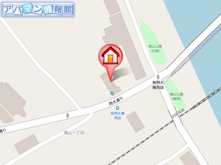 日星ビルの地図