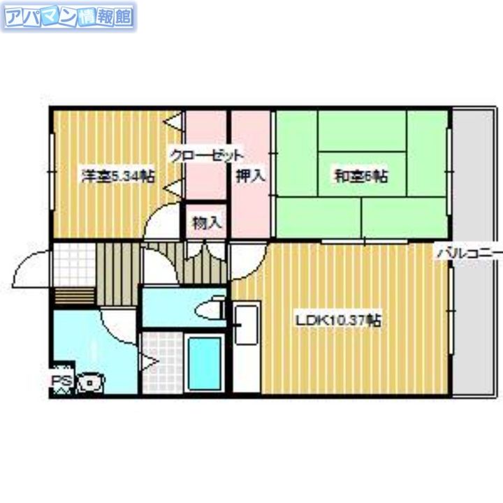 トロワ・リッチェ・ヒロの間取り