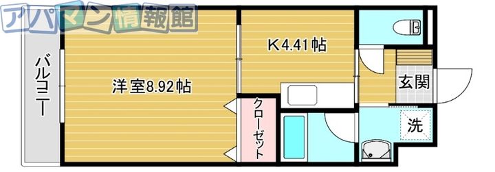 ソレイユⅡの間取り