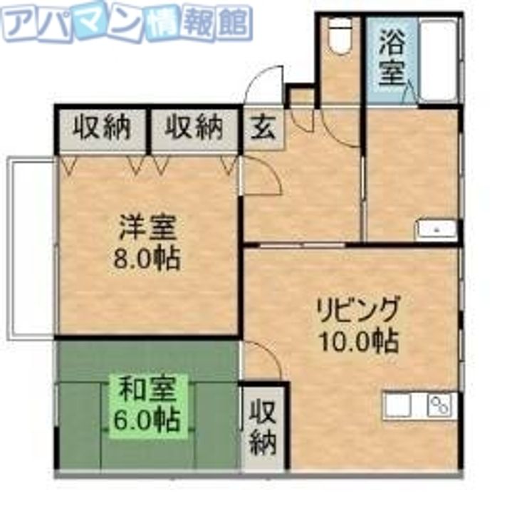 ファミール東本町Aの間取り
