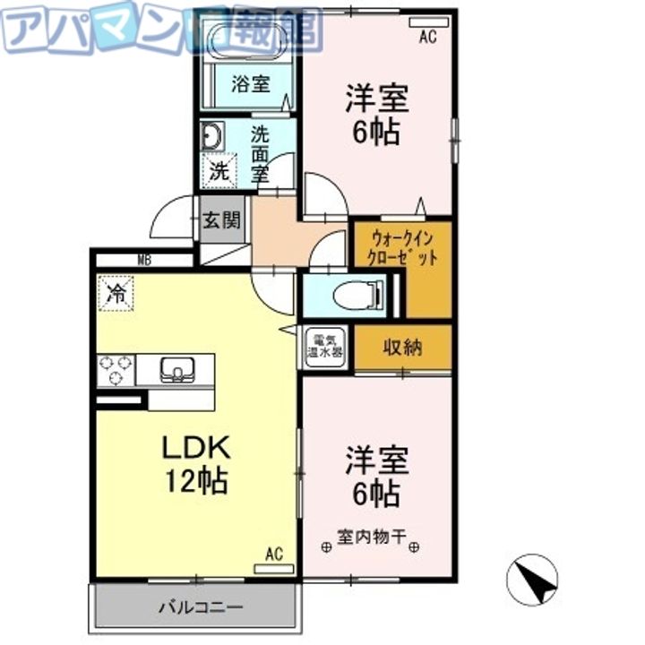 コンフォール・カメリアの間取り