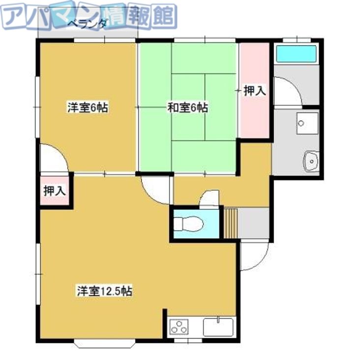 ハイツレグルスBの間取り