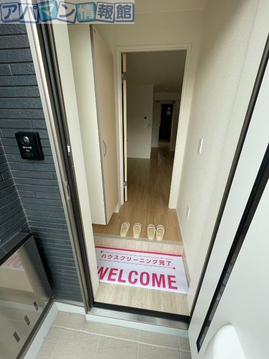 ラベンダーの玄関