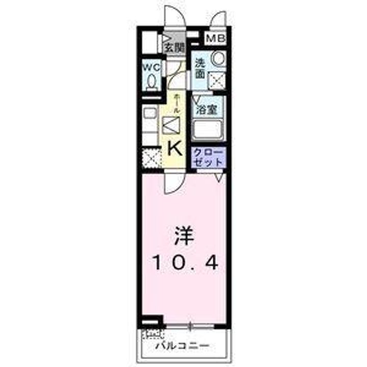 サニースクエア207の間取り