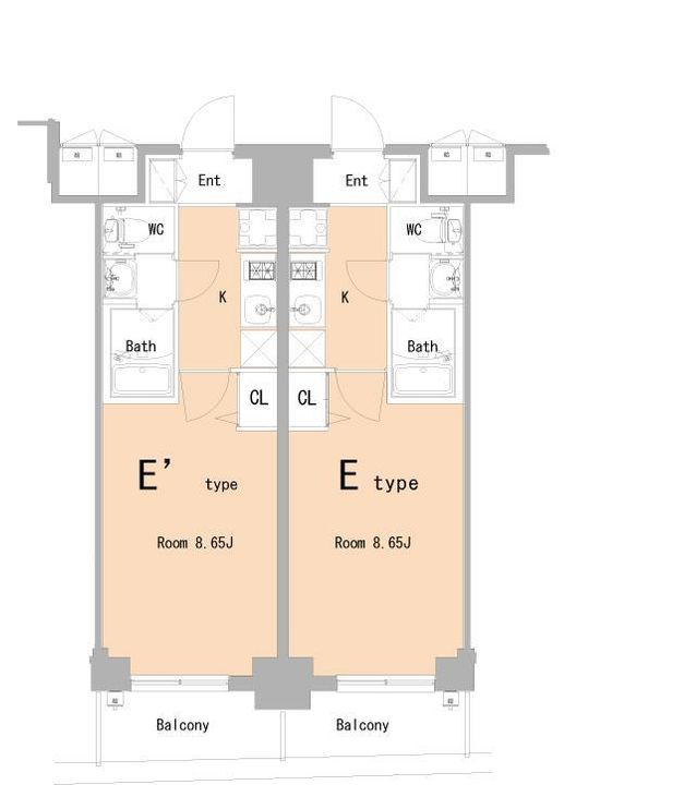 キンブリッジ京都千本丸太町404の間取り
