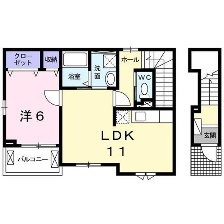 Luce Solare広野丸山201の間取り