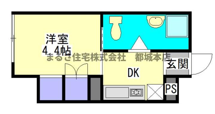 エムズ牟田の間取り