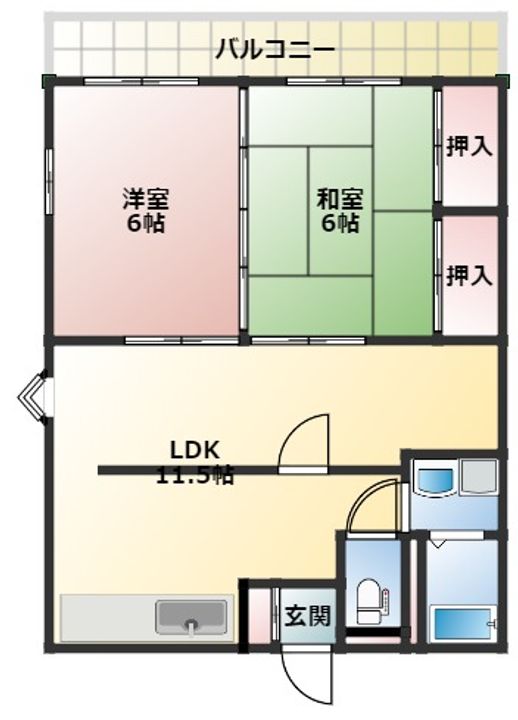 コンフォートシンビューの間取り