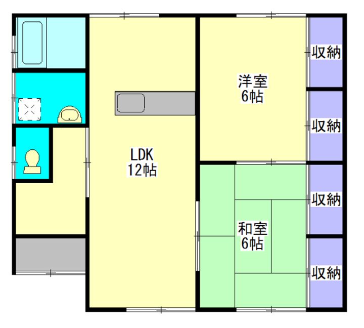 宮崎県都城市志比田町(一戸建)の賃貸物件の間取り