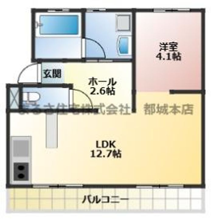 Renatus若葉102の間取り
