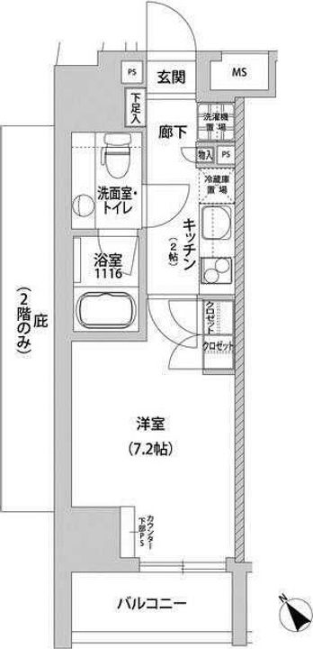 メトロステージ上野の間取り