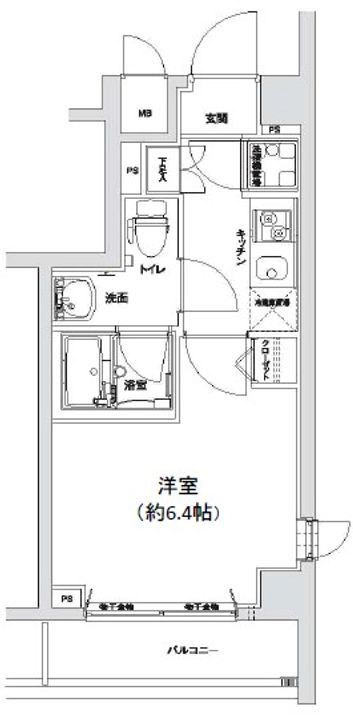 ドルチェ東京押上ツインズ壱番館の間取り