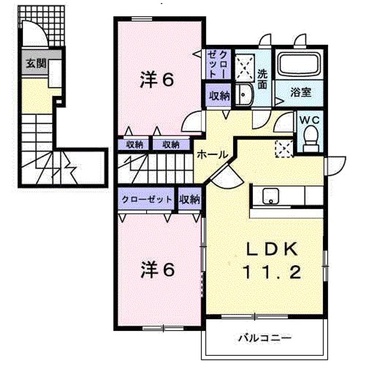 アプローズ・Mの間取り