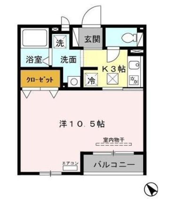 エスポワールTの間取り