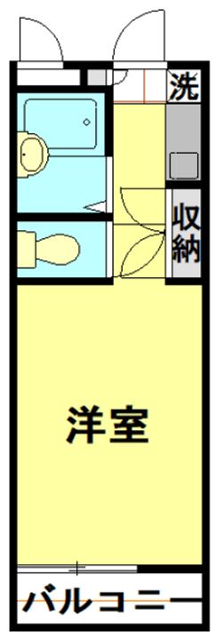 ヴァンベール201の間取り