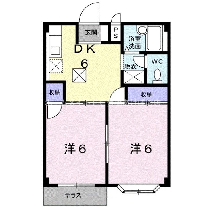 エルディム加藤の間取り