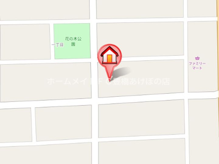 ロジュマン緑ヶ丘の地図