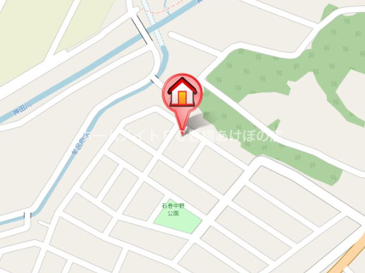プラシード森岡の地図