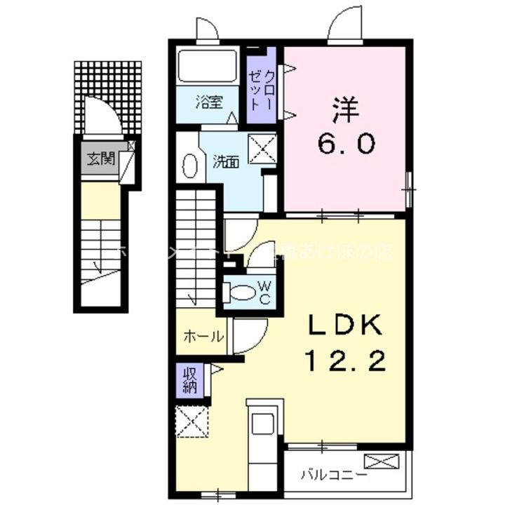 プロムナード牛川通Gの間取り