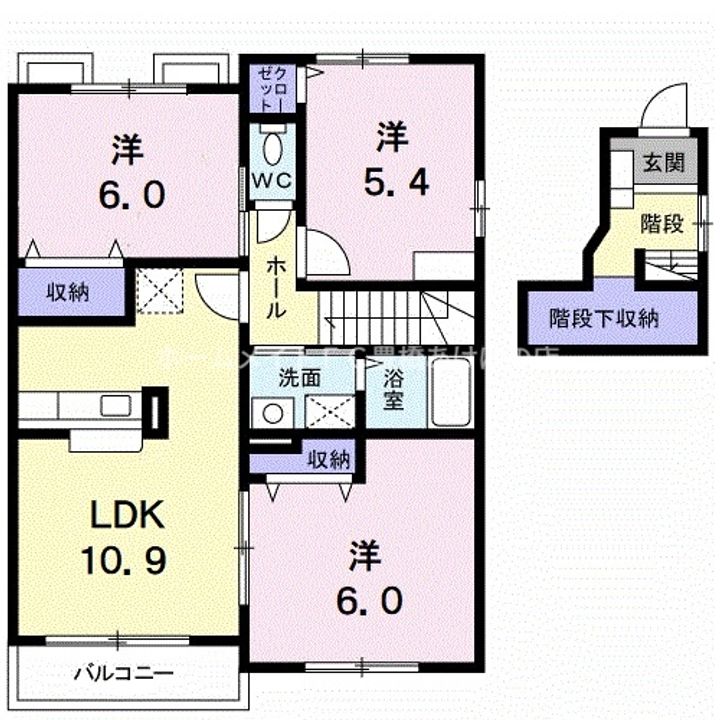 グラベール Ⅲの間取り
