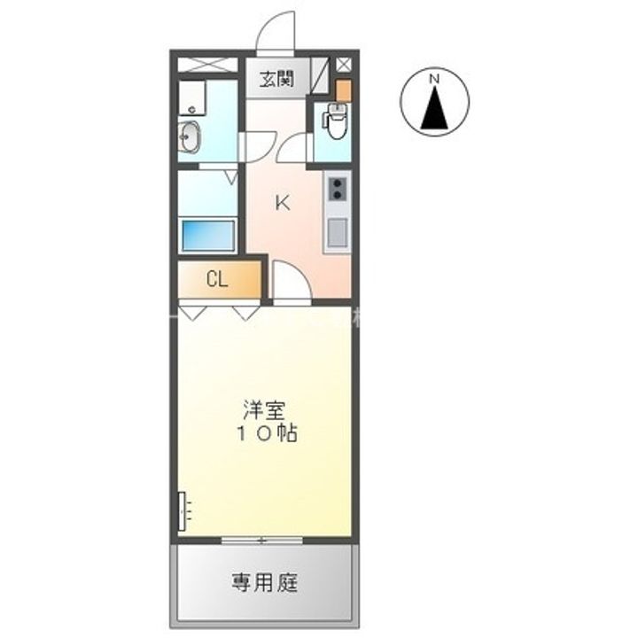 ネオコスモ西沢101の間取り