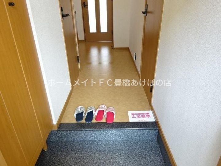 ネオコスモ西沢101の玄関