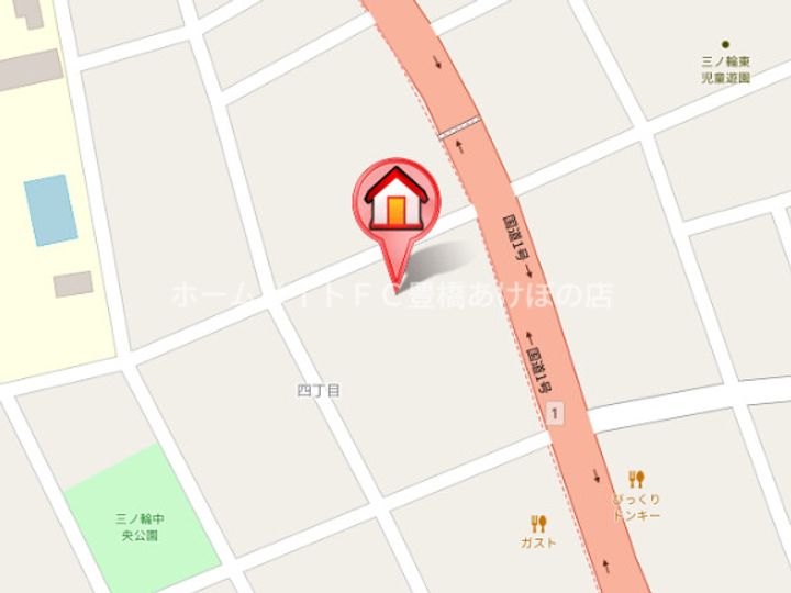 クオーレの地図