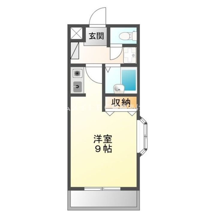 メゾンサマーアイ201の間取り