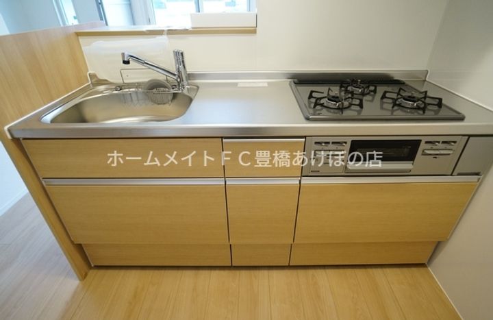 アムール二本松 Bのキッチン