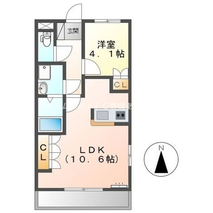 ルミエール201の間取り